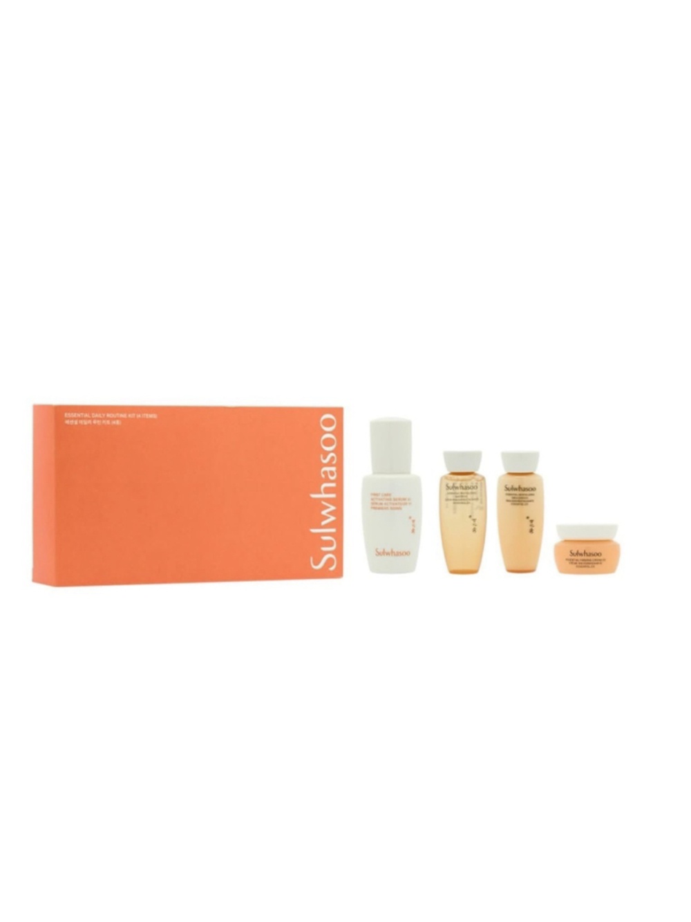 Sulwhasoo Essential Daily Routine Kit 4 Items Anti Wrinkle Moisturizing K-Beauty